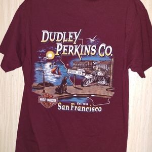 HarleyDavidson San Francisco Graphic Tshirt A.K.Stratman Sz.Med. Smoke-free home